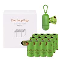 Dog poop bags 12 Rolls (180 Counts), 1 Free Dispenser, Leak-Proof Water-Proof, EPI Technology Lavender scent