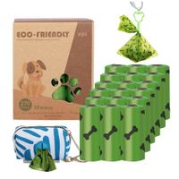 Dog Poop Bags, Extra Thick Strong 100% Leak Proof(18 Rolls，270 Count), Lavender Scented , Eco-Friendly Garbage Bags with Dispenser and Hands-Free Holder