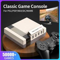 50000+ Retro Games Console, Super Console X Cube Classic Game Consoles,70+ Emulators for 4K TV HD/AV Output, Dual Wireless Controllers,Gift for Friends(Cube 256G)