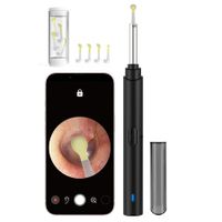 Ear Wax Removal Tool,1296P Ear Wax Removal with Camera,6 LED Lights,Wireless Ear Cleaning with Built-in WiFi,Compatible with iPhone,iPad,and Android