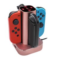 Joy Con Charging Dock for Nintendo Switch - Docking Station Charges Up to 4 Joy-Con Controllers Simultaneously (Controllers Not Included)