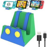 Switch Charging Dock for Switch/Switch Lite/Switch OLED, Portable Charging Dock Stand with Type-C Port (1 Pack)