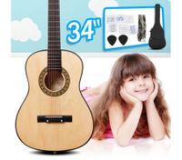 34" Kids Steel String Acoustic Guitar Pack (Natural)