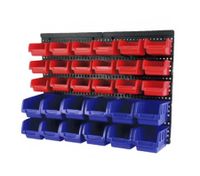 30 Bin Wall Mounted Storage Rack