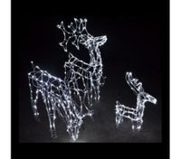3 Piece LED Reindeer Family