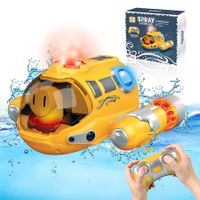 Remote Control Boat for Pools and Lakes, RC Boat Water Toy with Light, Fast RC Boats for Adults and Kids, 2.4GHz Remote Control