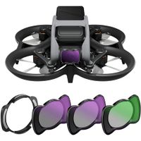 3PCS Magnetic ND/CPL Filter Set UV/CPL/ND8  Magnetic Adapter, Compatible with DJI Avata Pro Mini FPV Drone