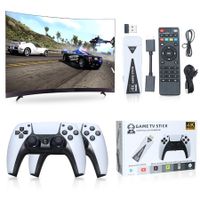4K Game Stick Retro Video Game Console 2.4G Wireless Controller 64GB 10000 Games HD Gaming Console for Linux Android System