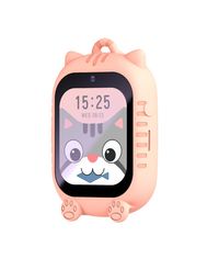 4G Kids Smart Watch for Girls & Boys  GPS Tracker 30m Camera, Voice Call, Remote Monitor, Fence Set Col.Pink