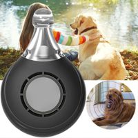1pc Pet Repellent Ultrasonic Repellent Ticks, Fleas, Nematodes, Cats And Dogs Outside The Body To Prevent Insects,With Safety Warning Lights Color Black