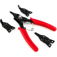 4 in 1 Snap Ring Pliers Set for Removal of Retaining Clip Circlip Snap Rings