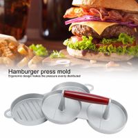 2 In 1 Round Shape Hamburger Presses High Quality Aluminum Alloy Meat Beef Grill Burger Mold Rice Ball Meatloaf Kitchen Tool
