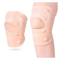 Knee Brace, Ultra Thin Silicone Knee Compression Sleeve Support Brace Size L