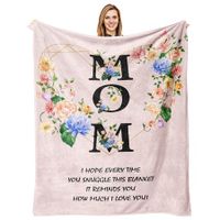 Gifts for Throw Blanket Unique Mom Gift for Mom Who Have Everything Mother's Day-130*150 CM