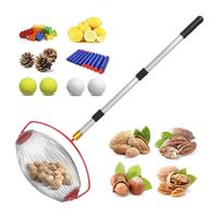 Large Nut Harvester, Outdoor Adjustable Lightweight Hand Tools, Nut Picker, Walnuts, Magnolia Seeds, Small Fruits, Gum Balls, Golf Ball