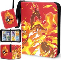 400cards Sport Pokemon Cards PU Leather Album Book Cartoon Anime Game Card EX GX Collectors Folder Holder 8 Pockets 50 pages