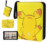 400cards Sport Pokemon Cards PU Leather Album Book Cartoon Anime Game Card EX GX Collectors Folder Holder 8 Pockets 50 pages