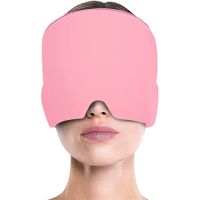 Migraine Relief Cap-Ice Hats for Migraines, Headache Relief Cap for Tension Puffy Eyes Pink