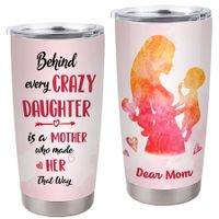 Mothers Day Gifts, To My Mom，Birthday Gifts for Mom , 20 oz Stainless Steel Tumbler for Mom, Christmas Gifts for Mom from Daughter Son