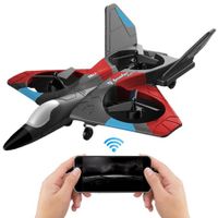 V27 RC Plane 360 Degree Stunt Roll Top Racing Remote Control Plane Great Gifts Christmas Easter Toys for Adults or Kids