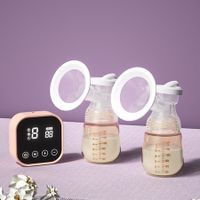 Rechargeable Electric Breast Pump Nursing Breastfeeding Easy Carry Outdoor LCD Touch Screen Control