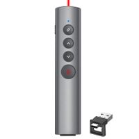 Rechargeable Red Laser Pointer for Presentation,Clicker for PowerPoint Presentations,USB-C/A Power Point Clicker,Wireless Presenter Remote for Computer/Mac/PPT/Google Slide Advancer