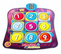Children's Electronic Multi-Coloured Dancing Challenge Dance Playmat with Music