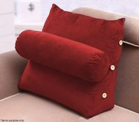 3-in-1 Back Support Pillow - Red
