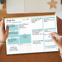 Weekly Planner with Undated Notepad, Weekly Goals Agenda, To Do List, Planner Pad, Calendars, Habit Tracker Organizer for Men and Women