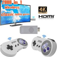 Retro Classic Game Console, Video Game System Built-in 926 NES Games with Dual 2.4G Wireless Controllers, 16 Bit 4K HDMI Output