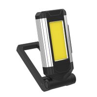 Multifunctional USB Rechargeable COB Work Light With Magnet Super Bright Led Flashlight Auto Repair Light Portable Camping Lamp Color Silver