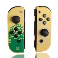 Joy Cons Controller Compatible with Nintendo Switch Joy-con,Replacement L/R Joycon Controllers with Dual Vibration,Support Wake-up/Screenshot/Motion Control (Zelda Tears of The Kingdom Gold)