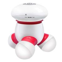 Handheld Massager Mini Portable Vibrating Body Massager with LED Light for Hands Head Neck Back Legs Arms Pain Release Battery Operated