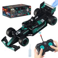 Formula 1 Remote Control Car for Boys,F1 Fast RC Car & Cool Indoor Outdoor Toys for Kids,1:18 Scale High Speed Hobby RC Spray Racing Cars Birthday Gifts for Age3+