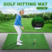 Golf Putter Mat Practice Hitting Training Putting Indoor Outdoor Chipping Driving Artificial Turf with Rubber Tee Golf Ball Green