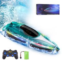 Electric RC Boats for Kids,High Speed Remote Control Boat for Kids, Fast Speed RC Jet Boat for Pool