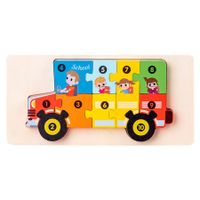 Wooden Toddler Puzzles for Kids Ages 3-5, Montessori Toys for 2 Year Old, Wooden Puzzles for Toddlers 1-3 Years, 4-Pack Toddler Puzzle Toddler Toys