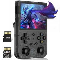5G WiFi 4.2 Bluetooth Retro Handheld Game Linux System 3.5 inch IPS Screen,RG353VS with 64G TF Card Pre-Installed 5000 Games