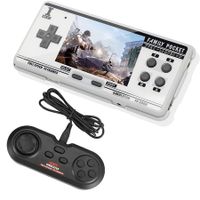 Handheld Game Console Emulator Console HD AV Output HD Screen 5000 Classic Games Portable Video Game(Grey+Controller)