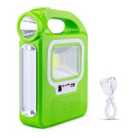 Solar Lantern 3 in 1 USB Rechargeable Brightest COB LED for Camping, Device Charging, Waterproof Emergency Flashlight LED Light