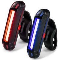 Bike Light,High Lumens Super Bright Bicycle Light,6+4 Modes USB Rechargeable Bike Headlight & Tail Light Set,Waterproof Safety Bike Front & Rear Light for Road,Mountain,Night Riding (2 pack)