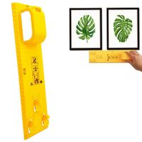 Multifunction Picture Frame Level Ruler Bubble Level Measuring Tool for Marking Position