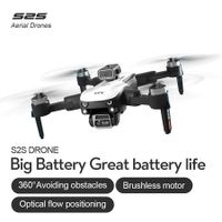 S2S Mini Drone 6k Profesional HD Camera Flighting 25min Obstacle Avoidance Brushless Foldable Plane RC Drone Extra Long Range Kid Toy Dual battery