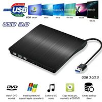 Ultra Slim External USB 3.0 CD/DVD-RW Writer Burner Player for Macbook Pro Air Imac or Other PC/Laptop