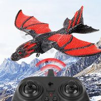 2023 Remote Control Aircraft Dinosaur Fire Dragon Pterosaur With Fixed Wing RC Gliding Animal Model EPP Foam Boy Toy Gift Dual Battery