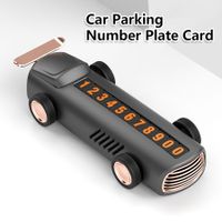 Creative Car-styling Temporary Parking Phone Number Plate Card Stop Parking Sign Hidden Fluorescent Number Aromatherapy Holder