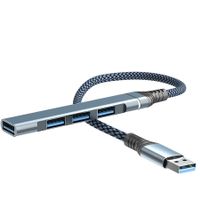 USB Splitter 3.0, 4 Port USB Hub for Laptop, Compatible with PC, Desktop