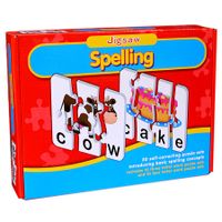 20 Spelling Puzzles for Kids Over 3 years old ,Three and Four Letter Words with Matching Images,With Preschool Learning Materials and Games