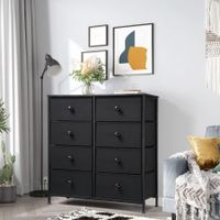 Chest of 8 Drawers Dresser Storage Table Unit Bedroom Living Room Furniture Cabinet Organizer Hallway Clothes Organiser