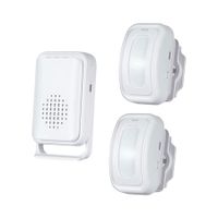 Motion Sensor Doorbell for Business Store Entry Alert Welcome Buzzer Monitor Alarm (2 Sensor and 1 Receiver)